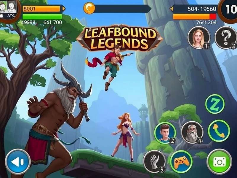 Leafbound Legends Game Cover - Desi Fantasy RPG for Indian Gamers